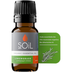 Organic Lemongrass Essential Oil (Cymbopogon Citratus) 10ml