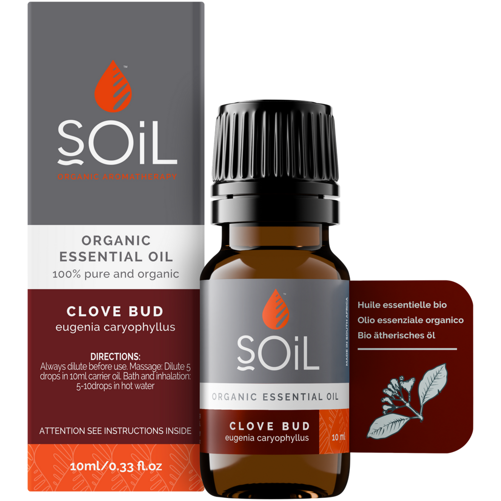 Organic Clove Bud Essential Oil (Eugenia Caryophillus) 10ml