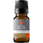 Organic Ginger Essential Oil (Zingiber Officinale) 10ml