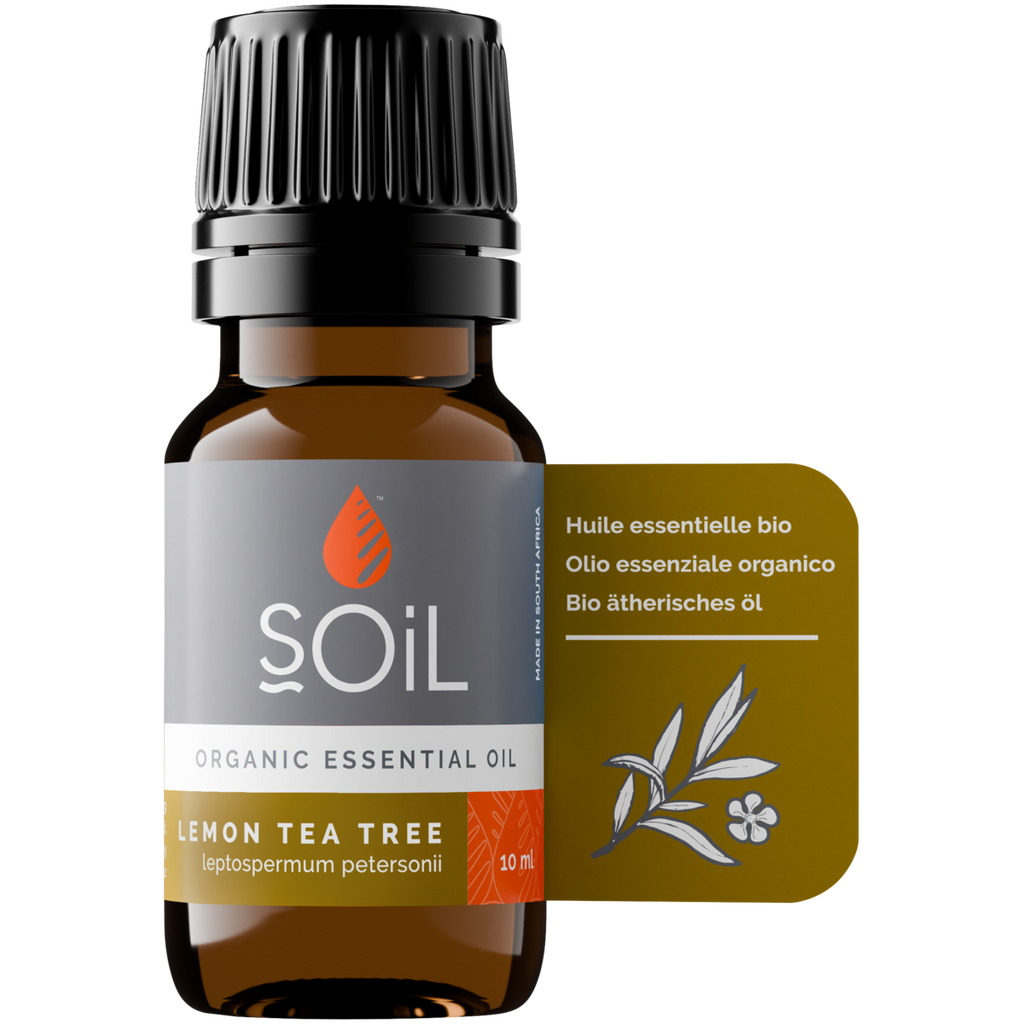 Organic Lemon Tea Tree Essential Oil (Leptospermum Petersonii) 20ml